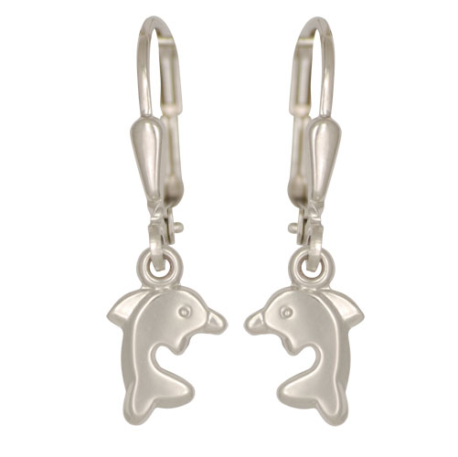 Ohrhänger Baby Delphin 925 Silber