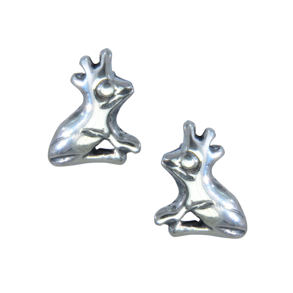 Ohrstecker Froschkönig 925 Silber
