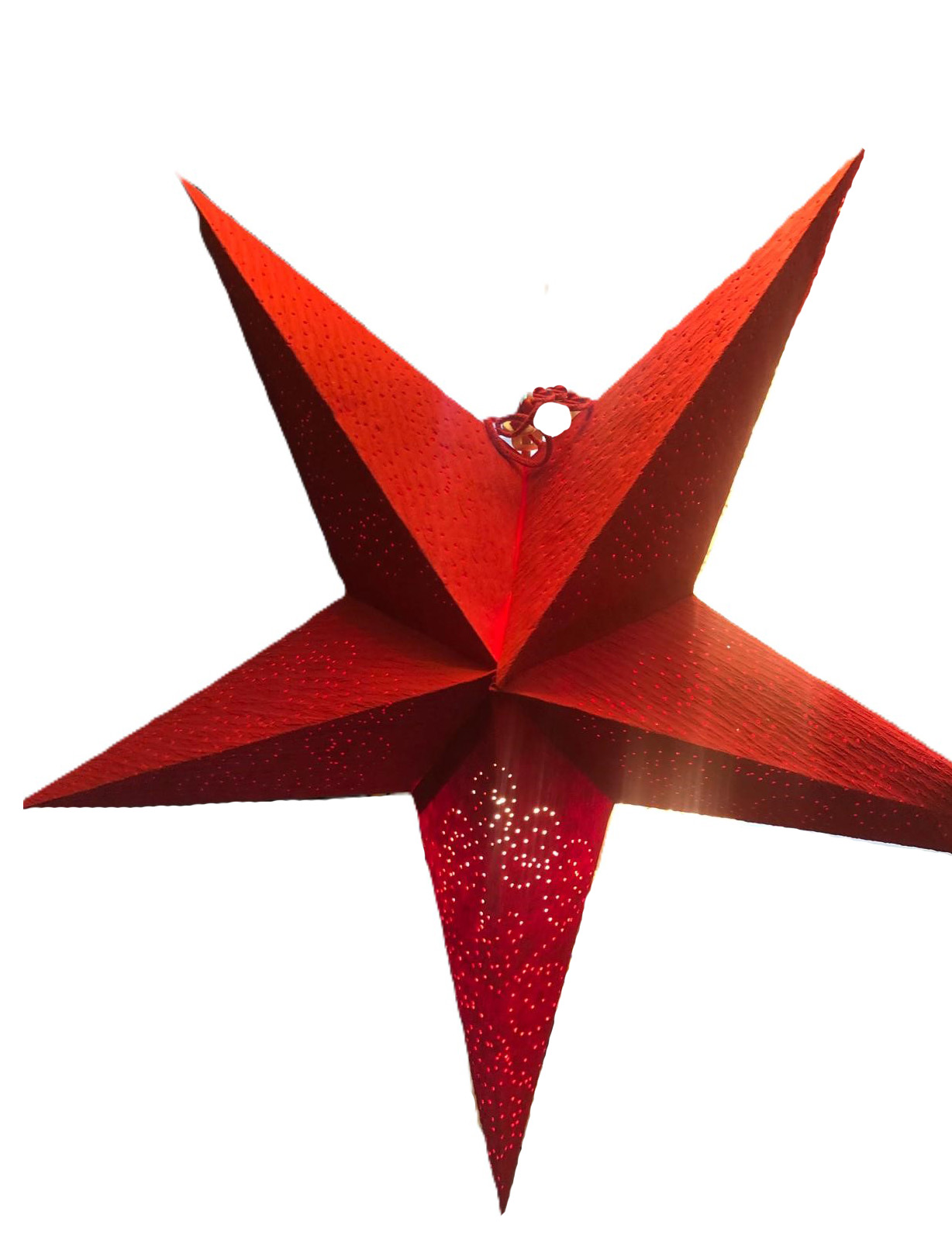 Weihnachtsstern „Weihnachtszeit“ – Rot , schlicht