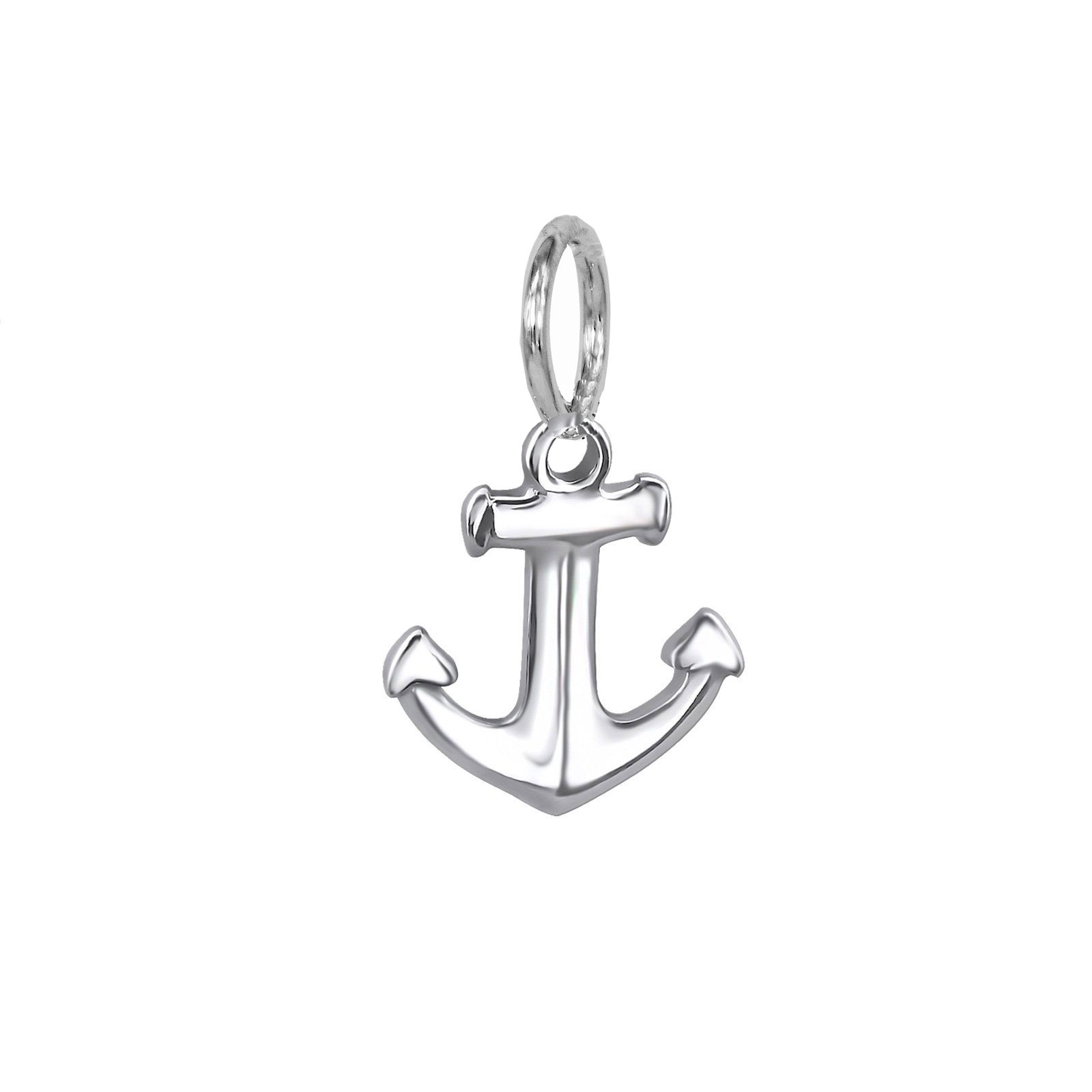 Anhänger Anker schlicht 20 mm 925 Silber