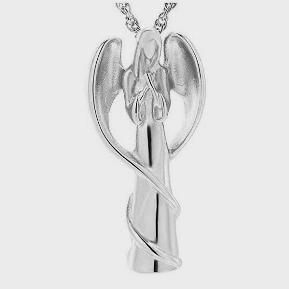Memorial Anhänger 6x25 mm ENGEL an Kette ca. 50 cm