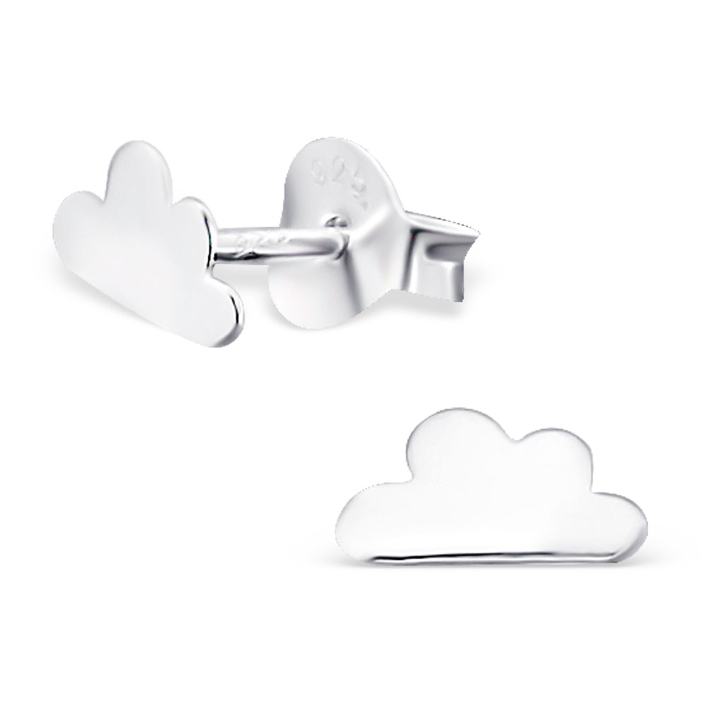 Ohrstecker Wolke 925 Silber