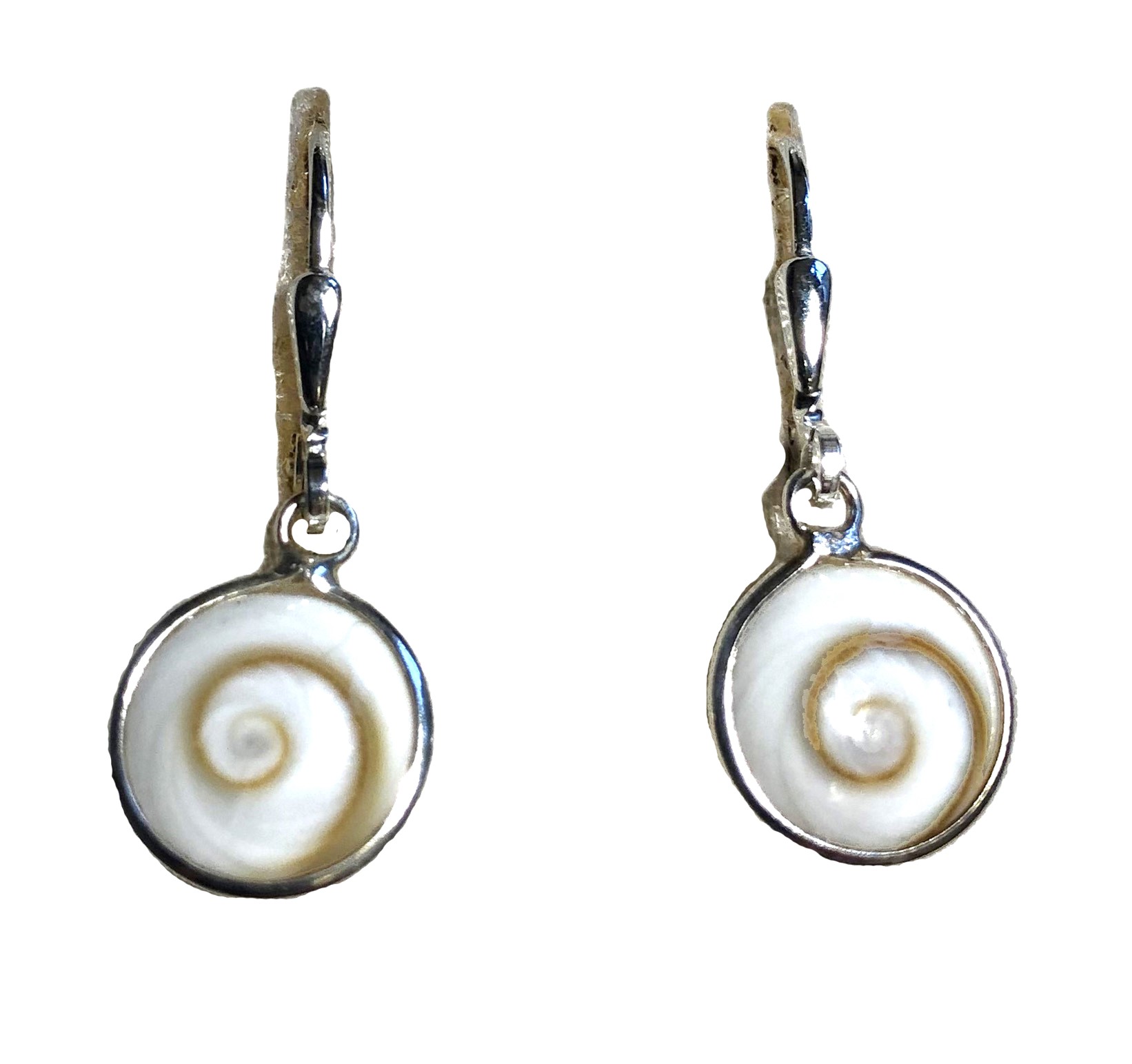 Ohrhänger Shivas Eye 10  mm 925 Silber