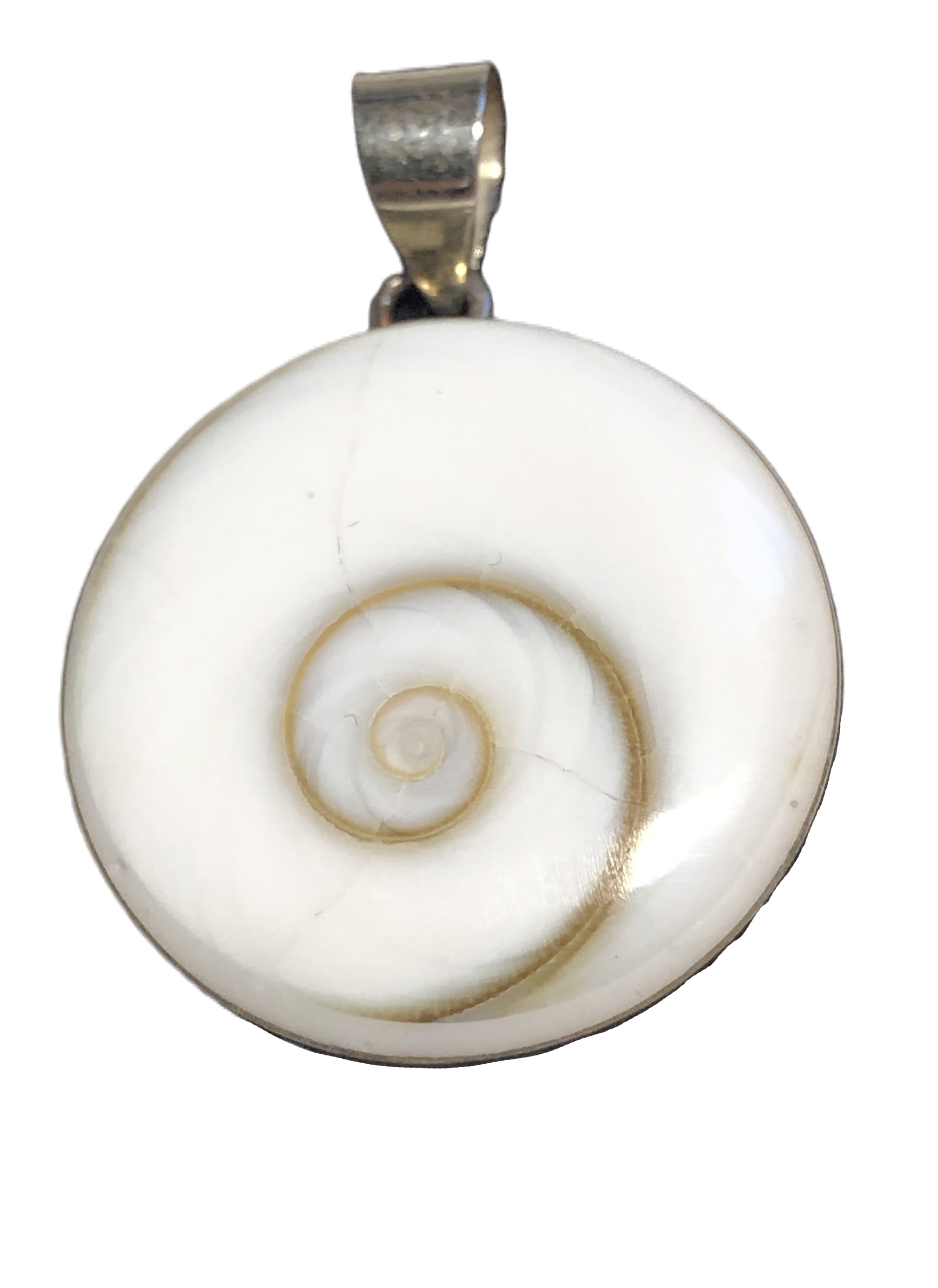 Anhänger Shivas Eye massiv 20  mm 925 Silber