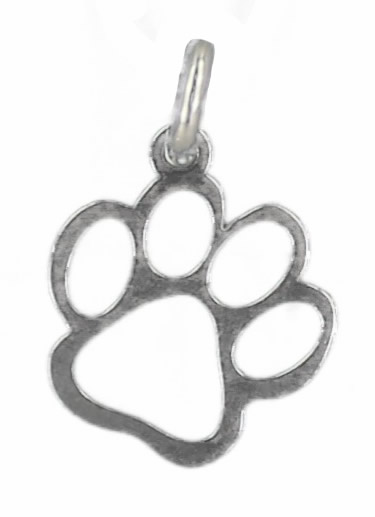 Anhänger Tatze cutout 925 Silber