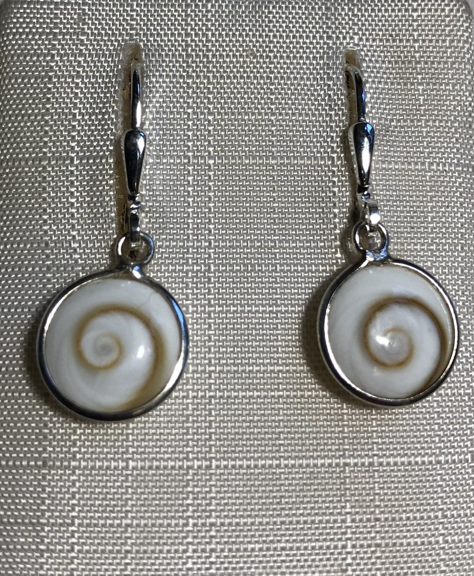 Ohrhänger Shivas Eye 10  mm 925 Silber