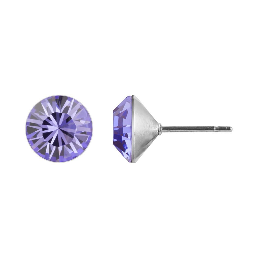 Ohrstecker Kristall Tanzanite 6 mm