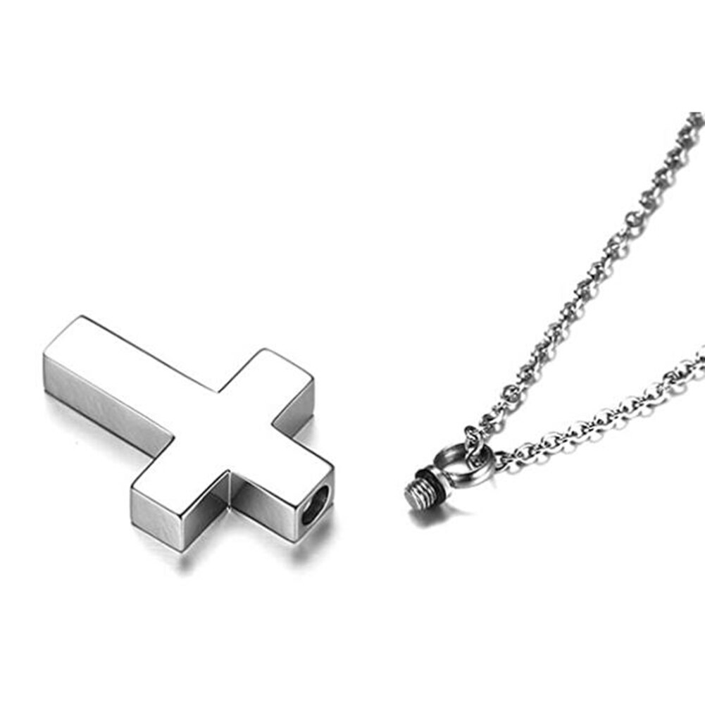 Memorial Anhänger KREUZ 6x22mm an 50 cm Kette
