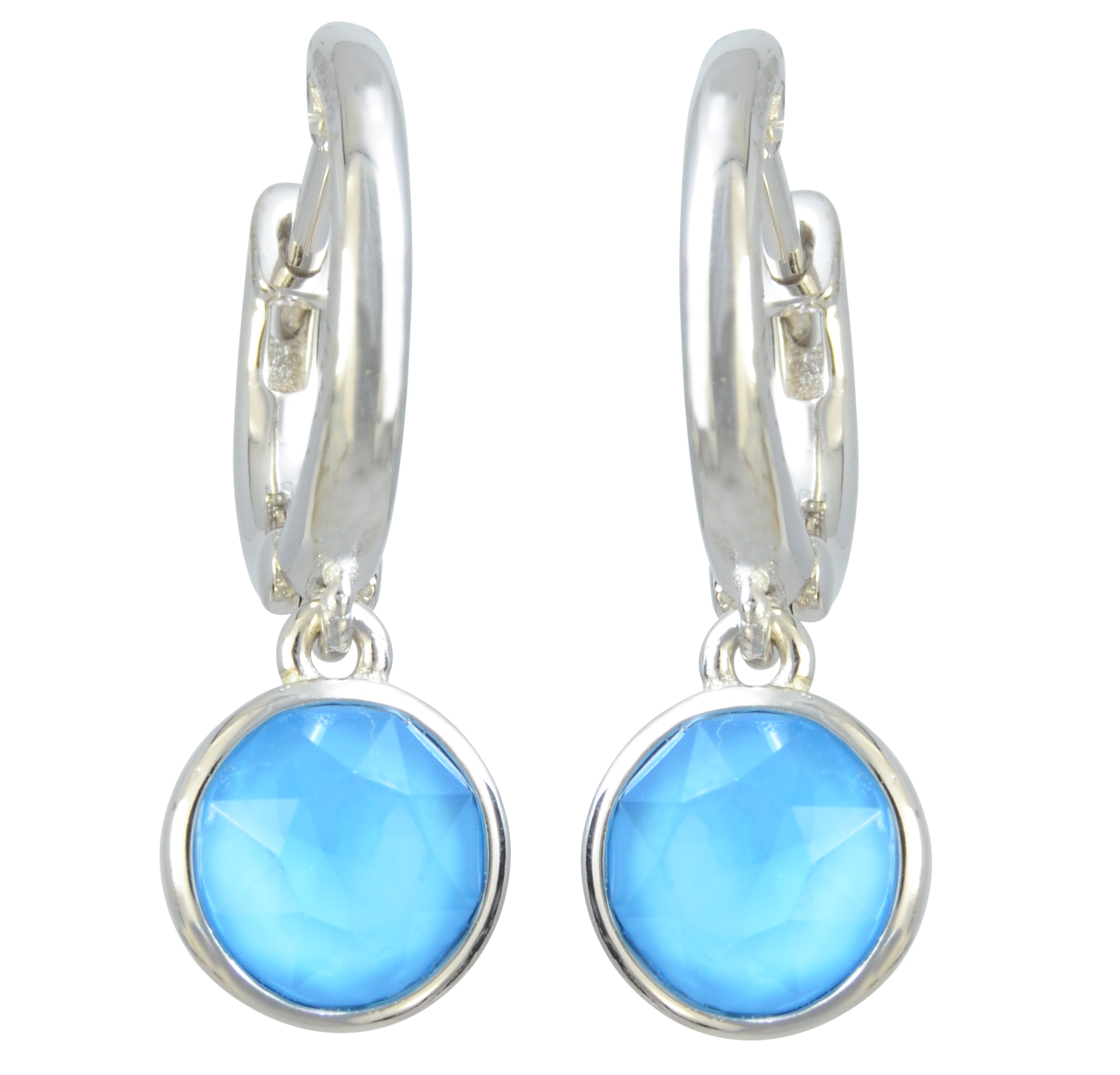 Creole "Summer Blue" 925 Silber rhodiniert