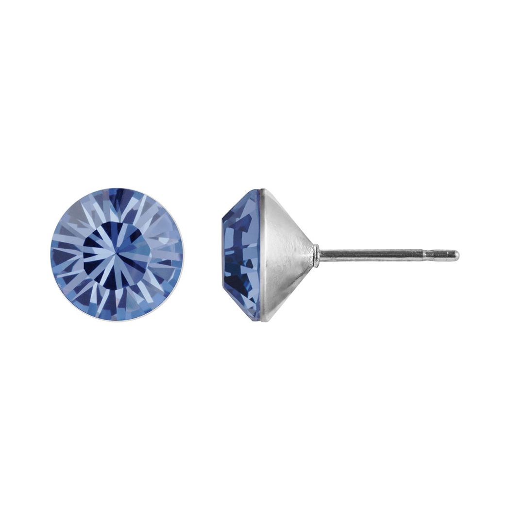 Ohrstecker Kristall 6mm in Denim Blue