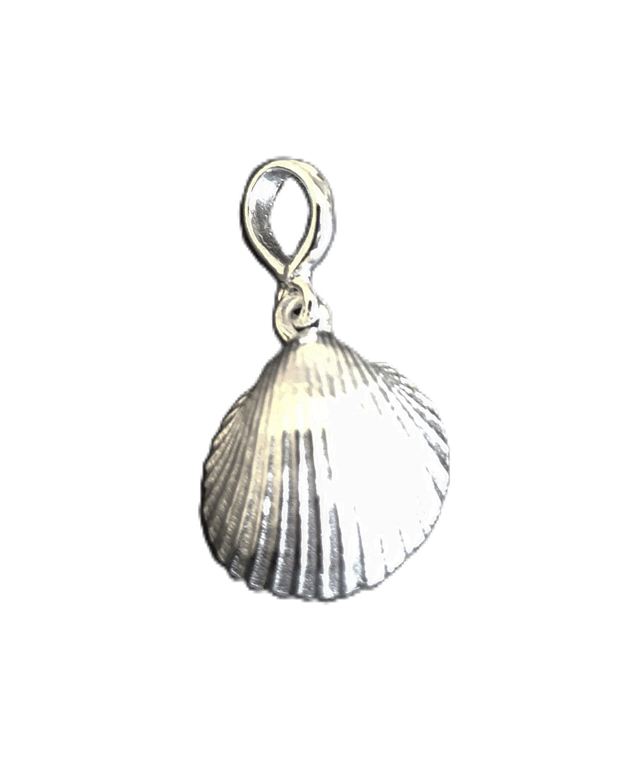 Anhänger kleine 8 mm Muschel 925 Silber