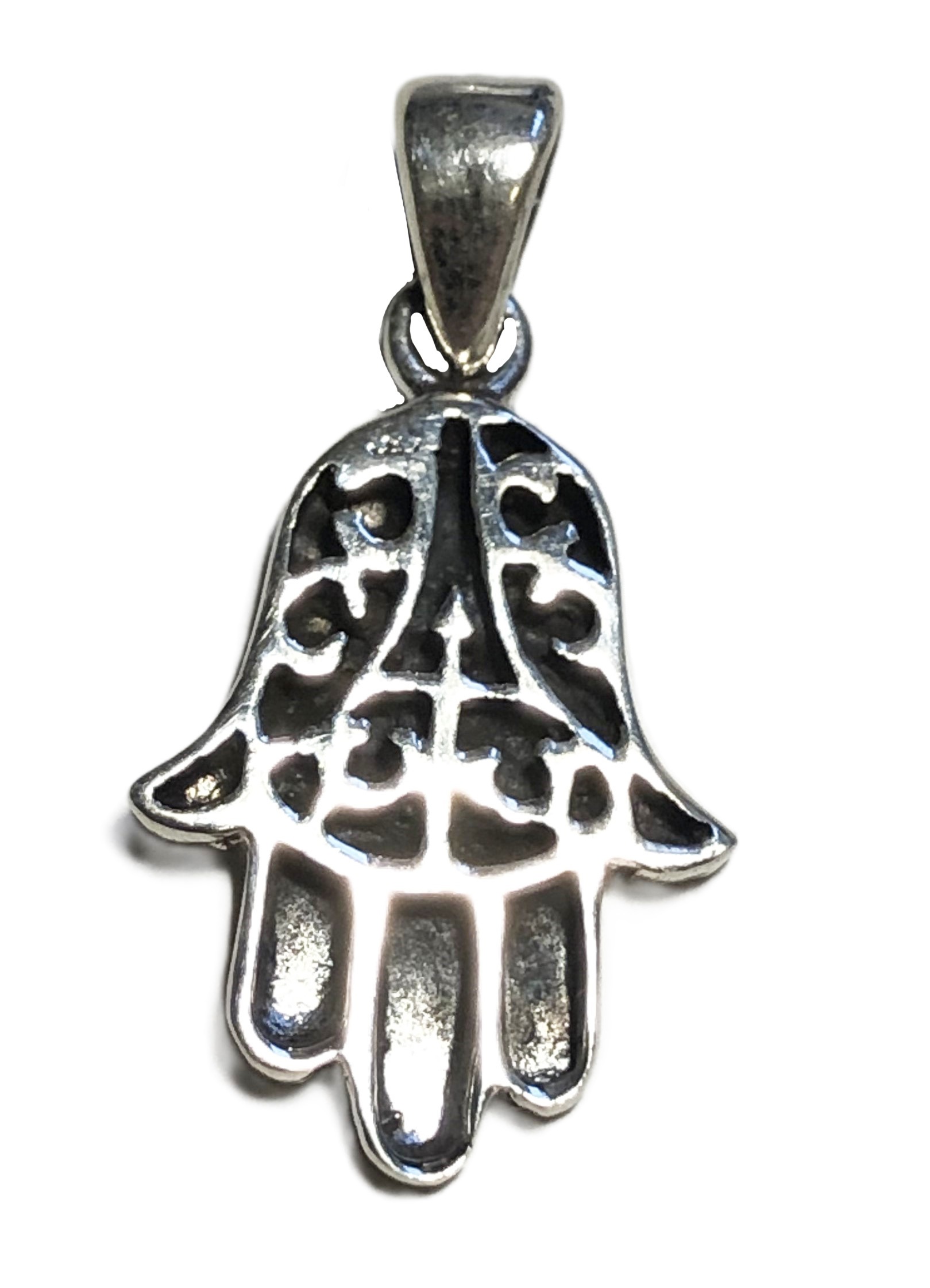Anhänger Fatimas Hand massiv ca. 25  mm 925 Silber