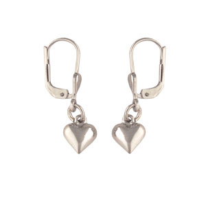 Herz Ohrhänger 925 Silber