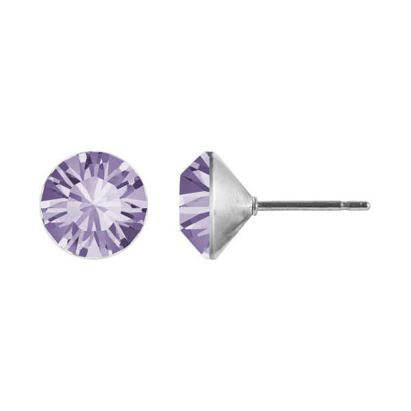 Ohrstecker Kristall 6mm in Violet